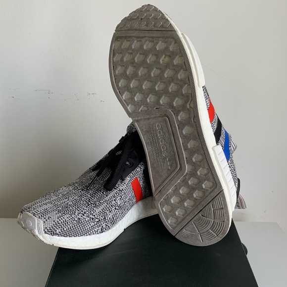 Adidas NMD R1 PK Tri Color Stripes White - Picture 2 of 4